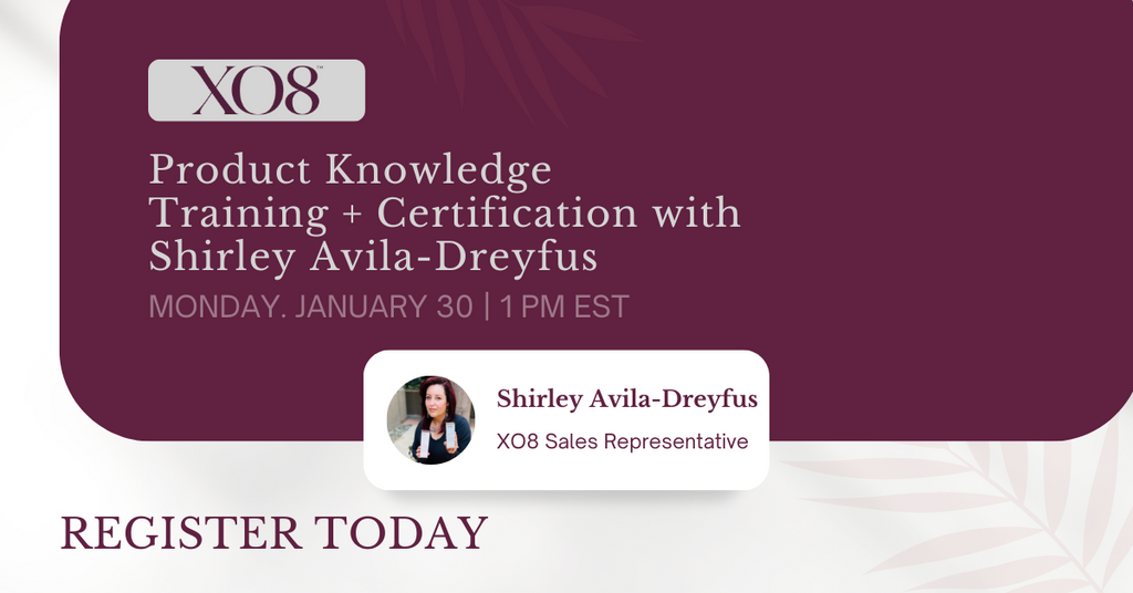 X08 LIVE WEBINAR X08 Product Knowledge Training + Certification with Shirley Avila-Dreyfus