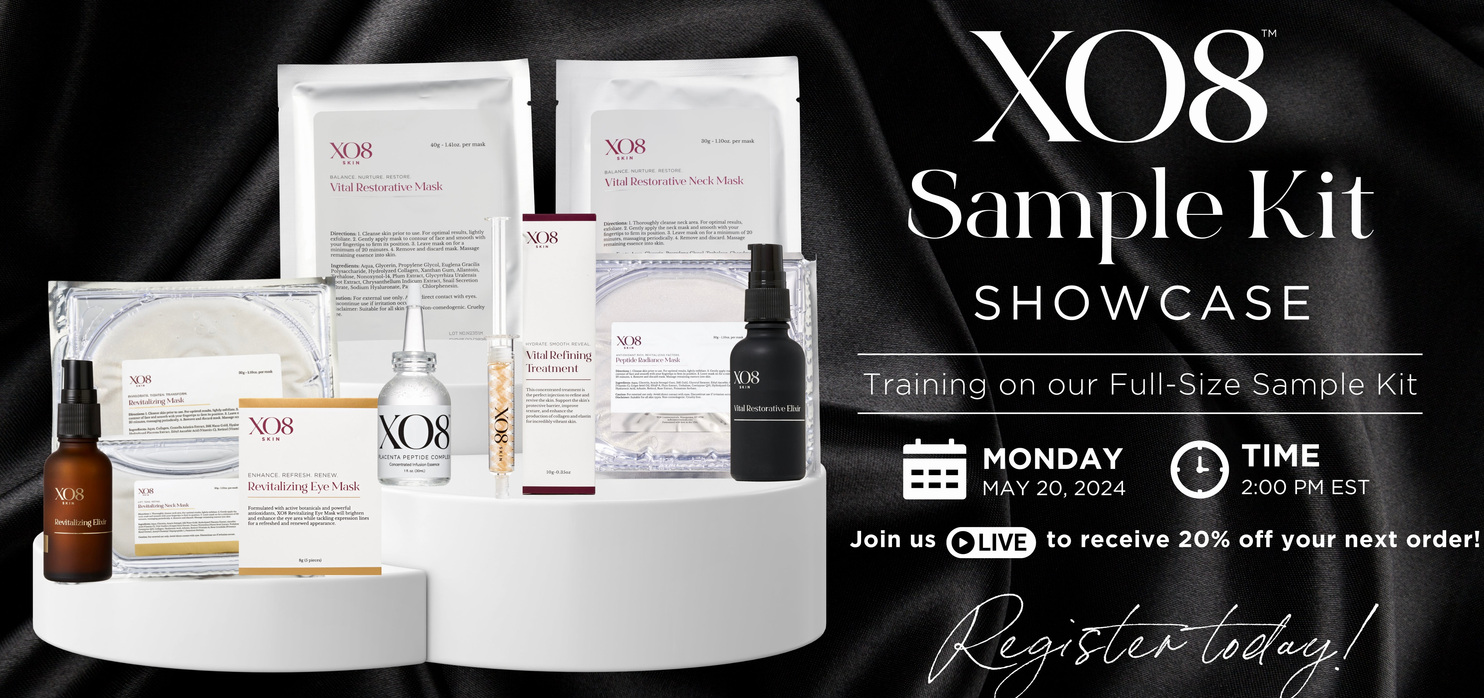 XO8 Sample Kit Showcase: Training on our Full-Size Sample Kit
