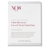 XO8 Glow Recovery Face & Neck Mask Duo